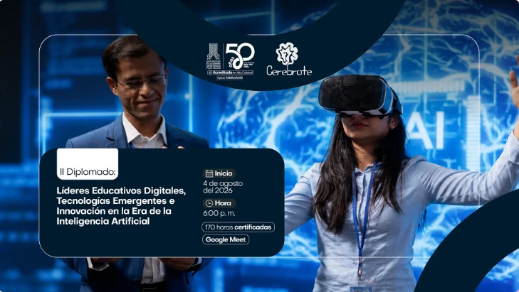 Pieza oficial del II Diplomado Líderes Educativos Digitales, Tecnologías Emergentes e Innovación en la Era de la Inteligencia Artificial