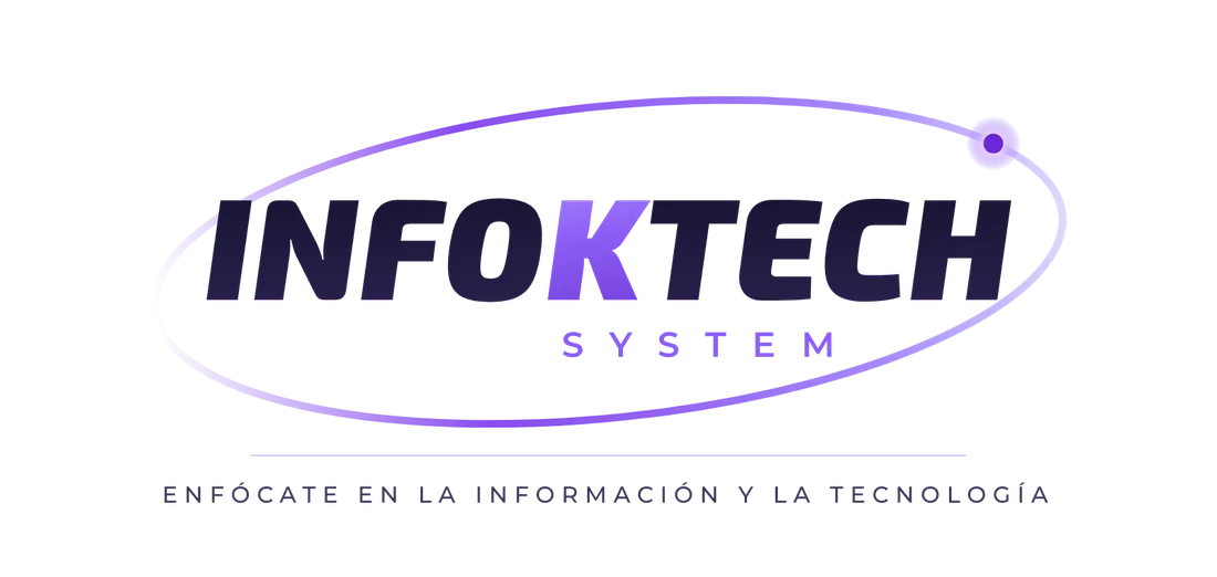 Logo de InfoKtech System para fondos claros